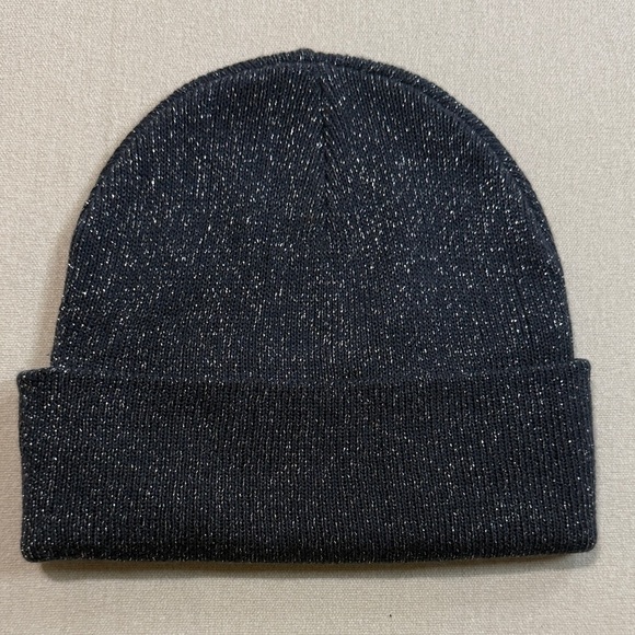 PINK Victoria's Secret Black and Sparkly Gray Beanie Duo - Picture 5 of 7